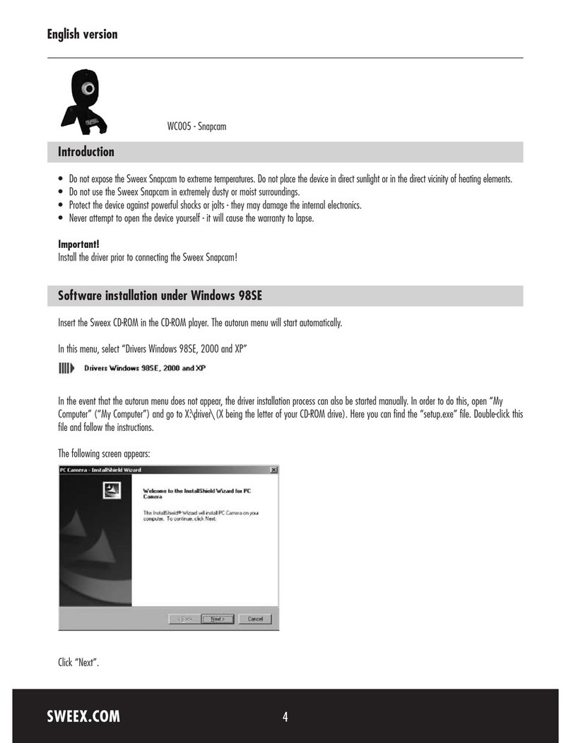 SWEEX WC005 - QUICK_START_GUIDE manual