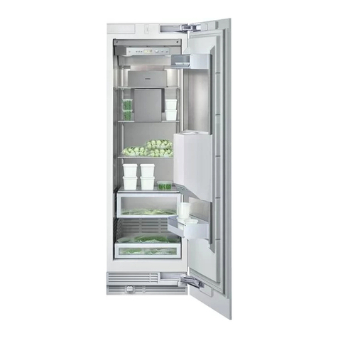 Gaggenau RF 463-201 operating instructions