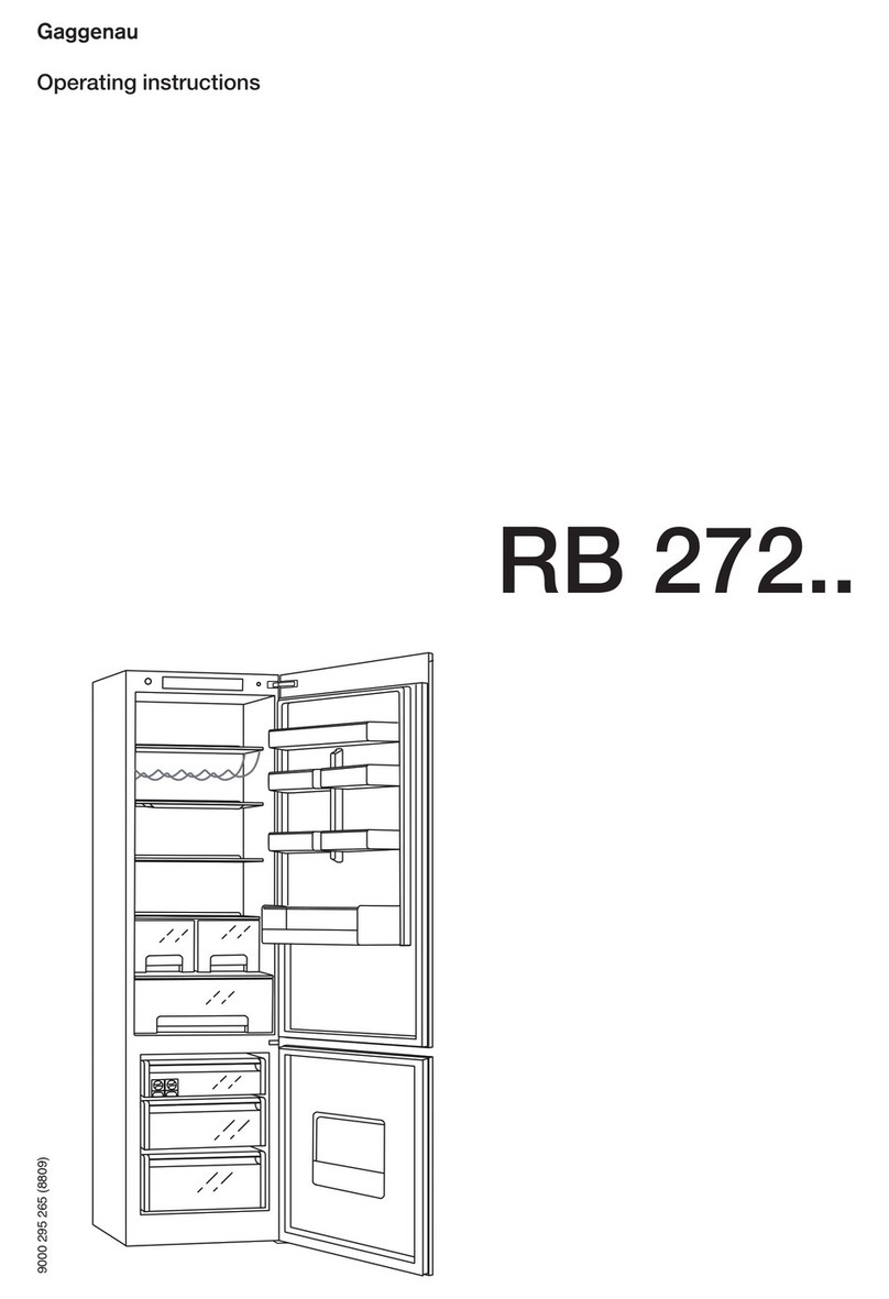 Gaggenau RB272353S User manual