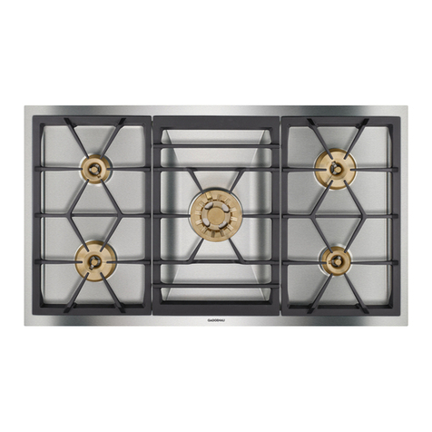 Gaggenau KG491110 Operation, maintenance and installation manual