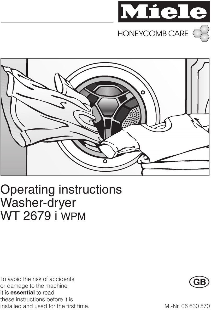 Miele WT 2679 i WPM operating instructions