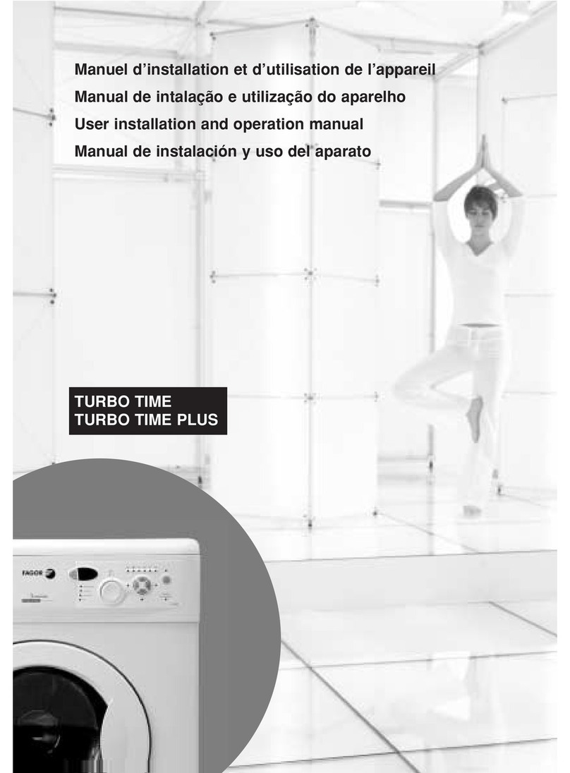 Fagor 2F2607 User's installation and operation manual