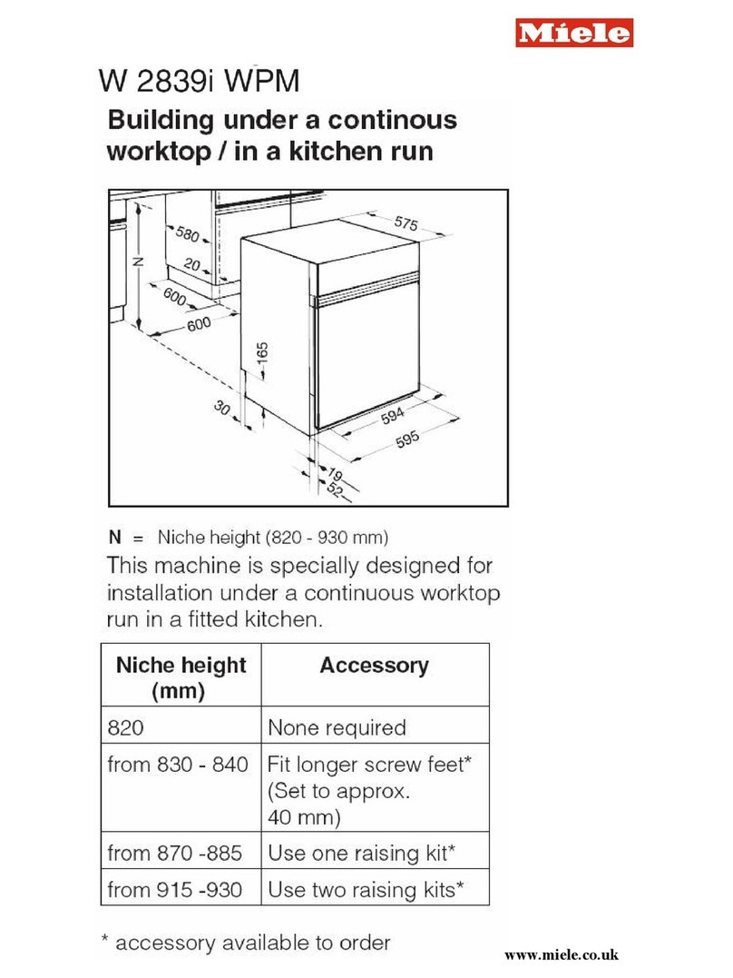 Miele W 2839I WPM User manual