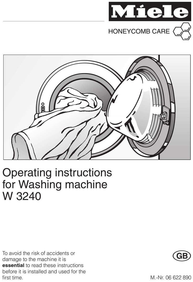 Miele W 3240 User manual