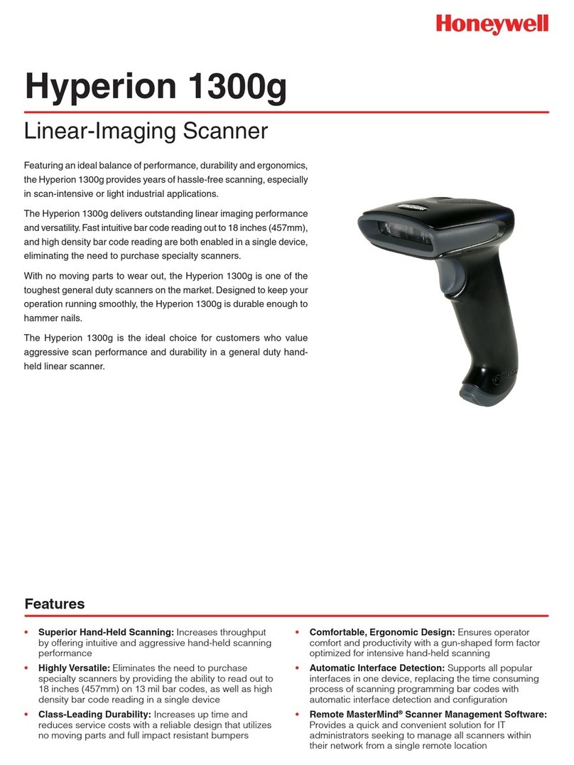 Honeywell Hyperion 1300G Technical specifications