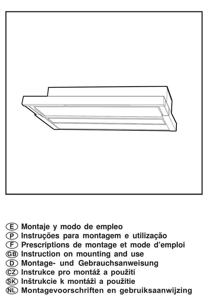 Fagor 3CC-239E X Instruction on mounting and use Fagor 3CC-239E X Instruction on mounting and use