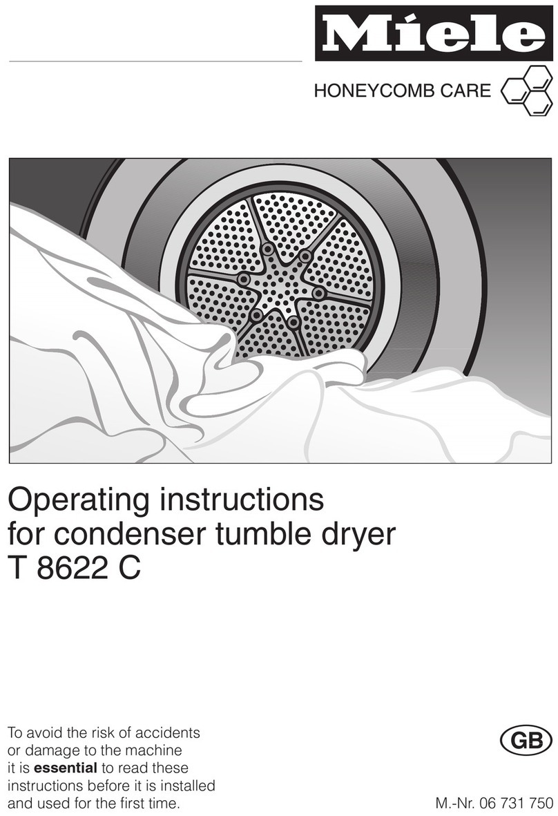 Miele T 8622C User manual