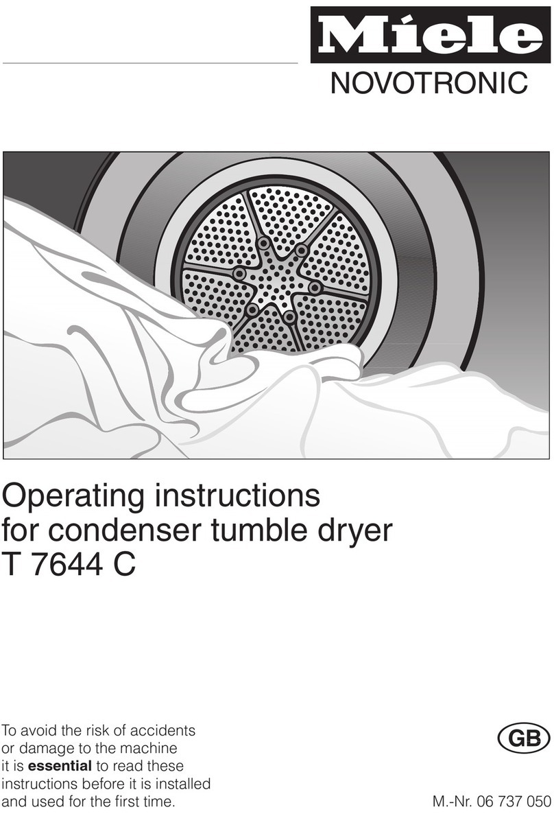 Miele T 7644 C User manual