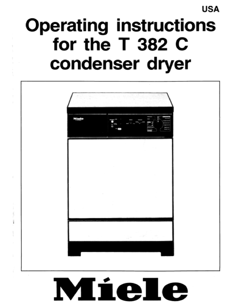 Miele T382C - User manual