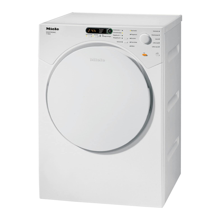 Miele T 7634 operating instructions