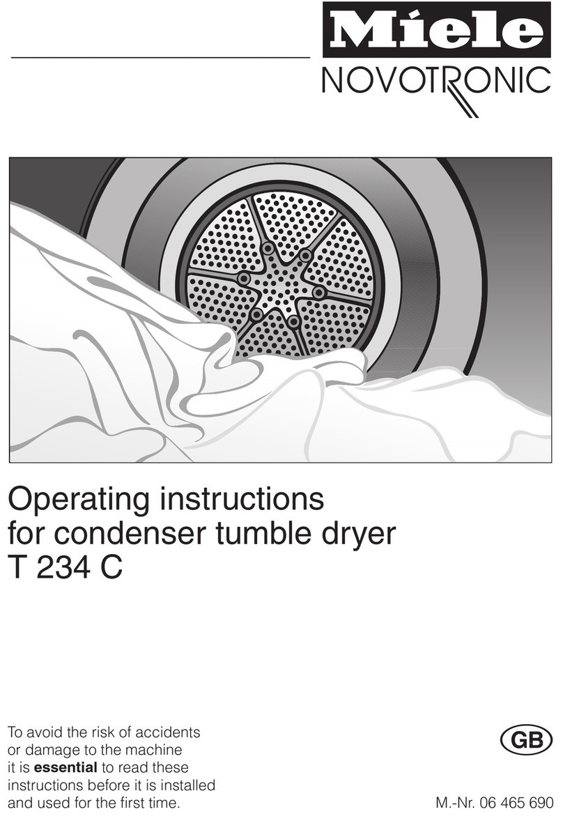 Miele T 234 C User manual