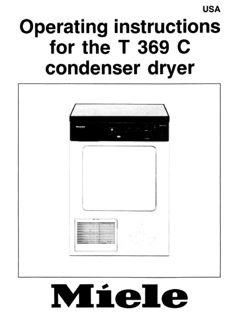 Miele T369C - operating manual