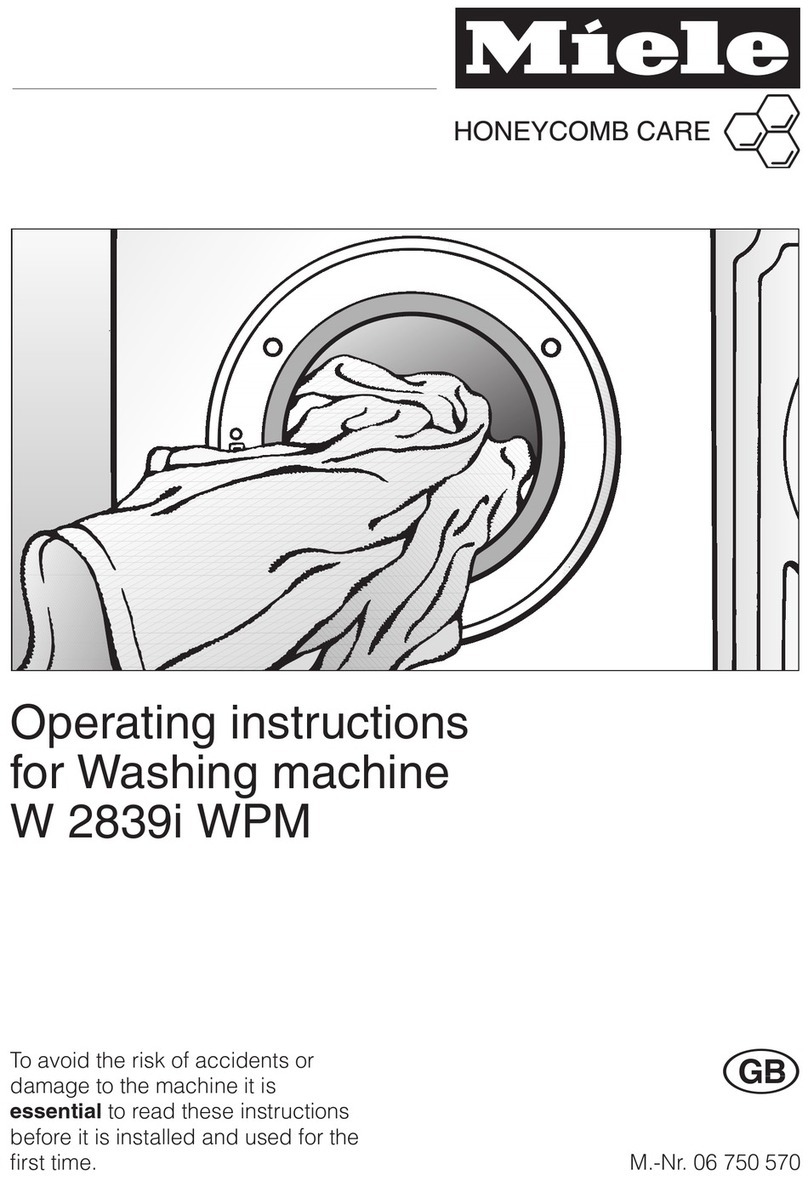 Miele W 2839I WPM User manual