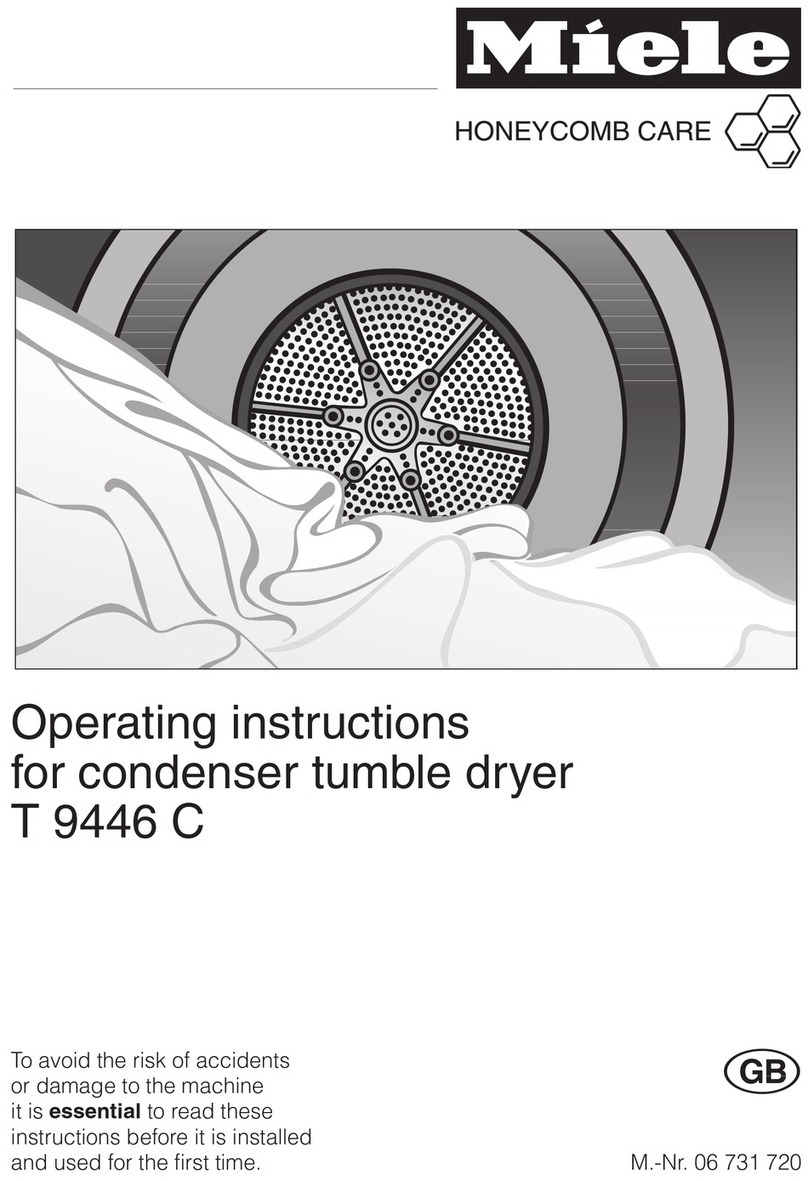 Miele T 9446 C operating instructions Miele T 9446 C operating instructions