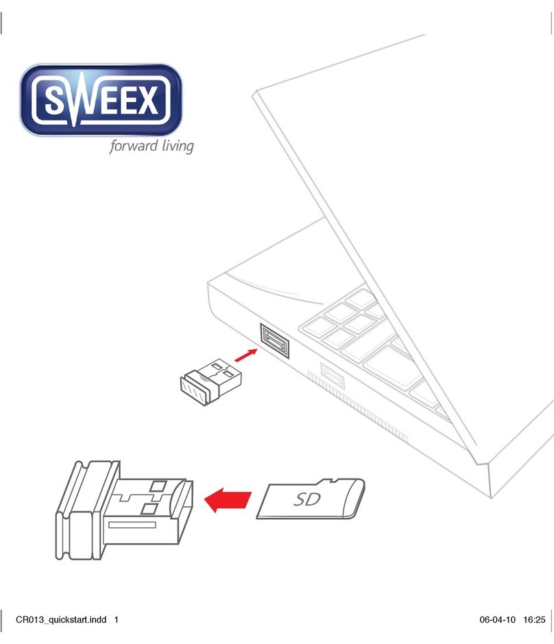 SWEEX CR013 User manual