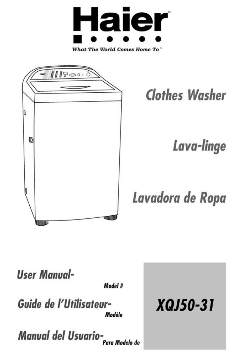 Haier XQJ50-31 User manual