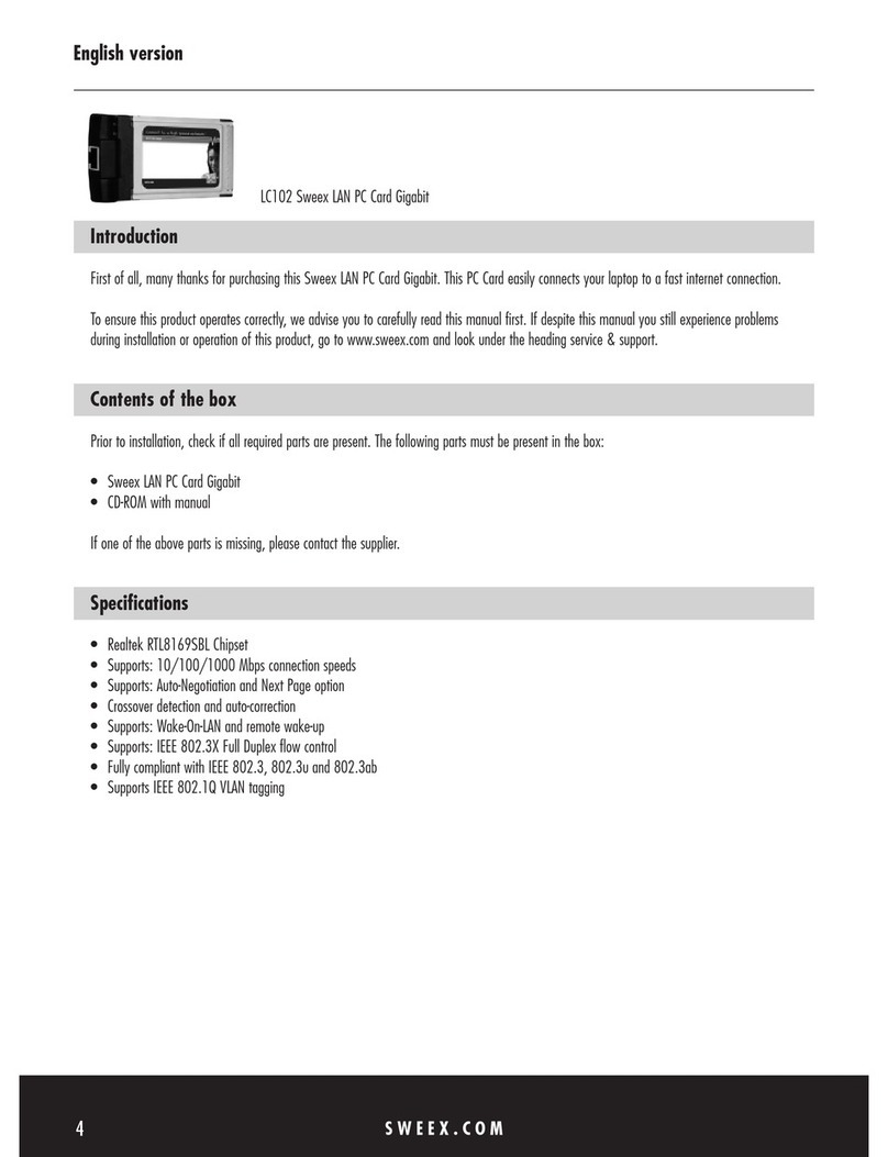 SWEEX LC102 introduction