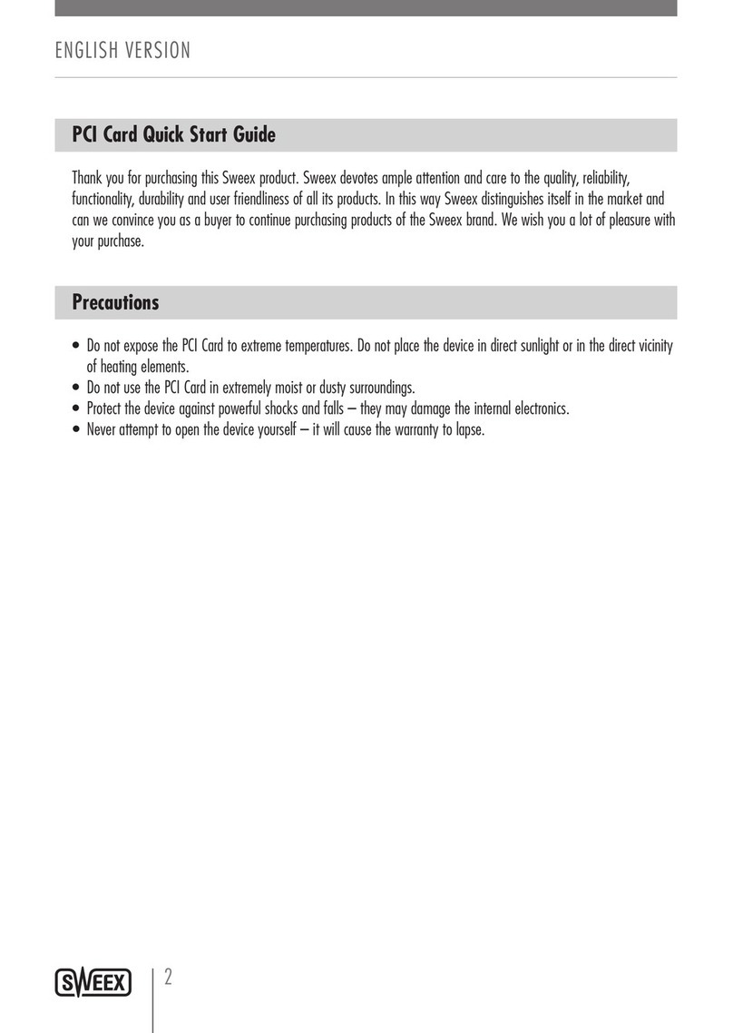 SWEEX GC811 User manual