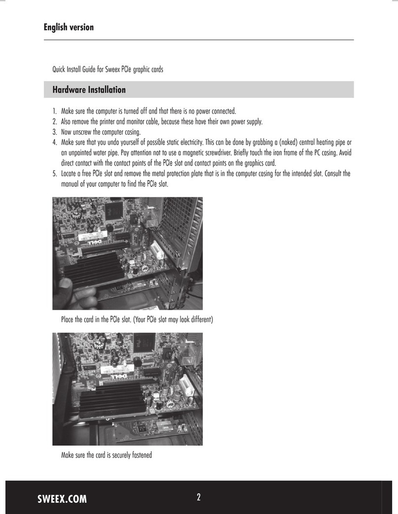 SWEEX GC800 Quick install guide