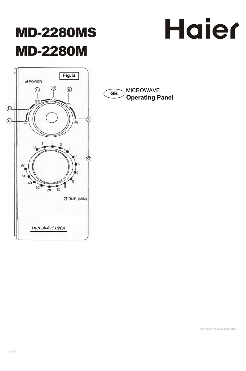 Haier MD-2280 User manual