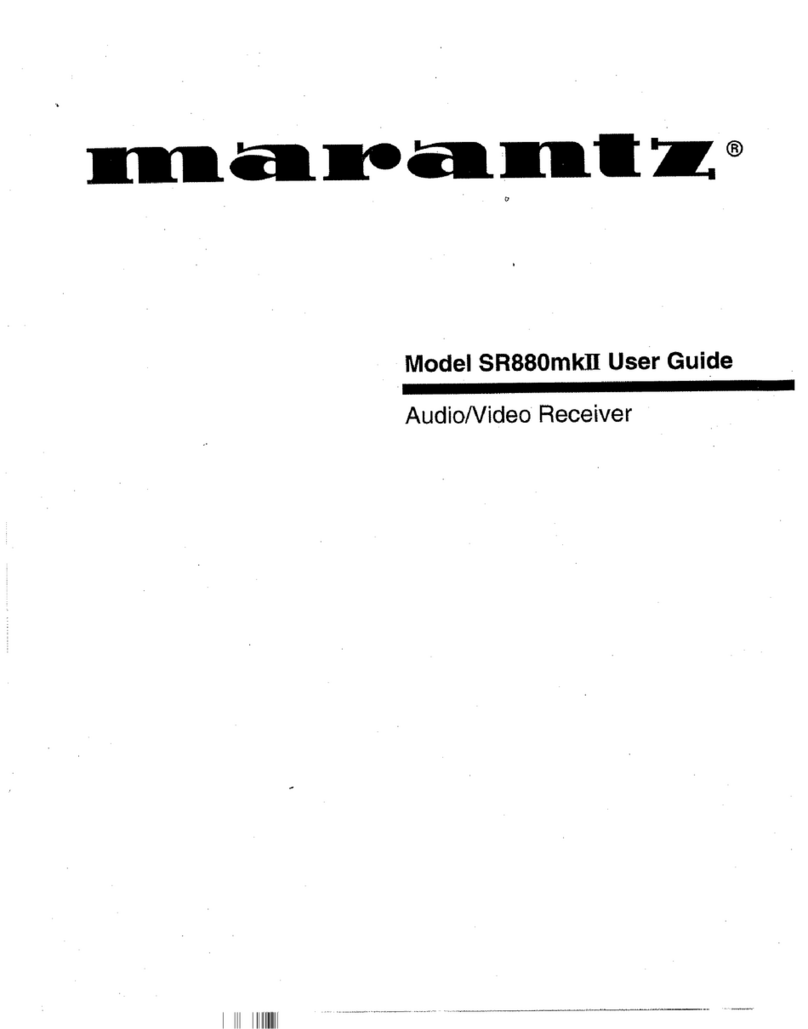 Marantz SR-880mkII User manual
