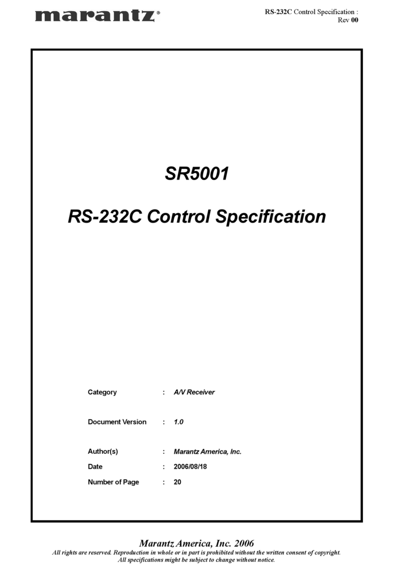 Marantz SR-5001 specification