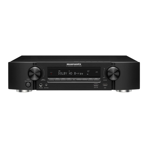 Marantz NR1603 Getting started
