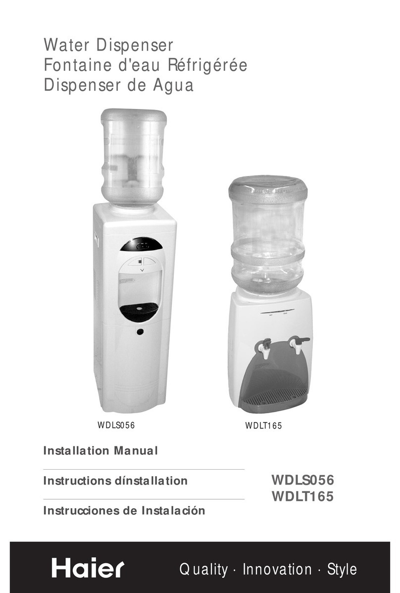 Haier WDLT165 installation manual