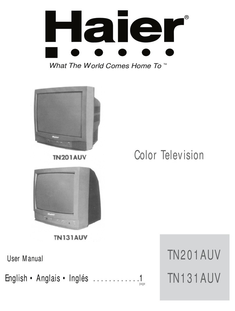 Haier TN131 AUV - 07-00 User manual Haier TN131 AUV - 07-00 User manual