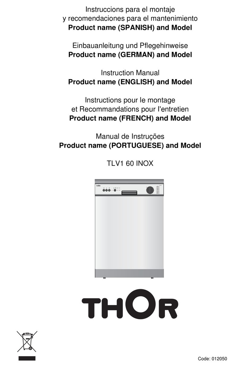 THOR TLV160 INOX User manual