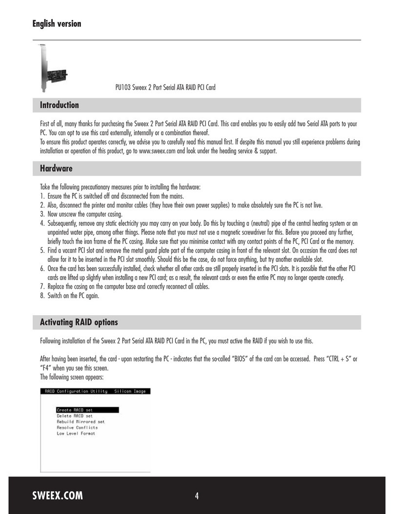 SWEEX PU103 - QUICK_START_GUIDE Reference manual