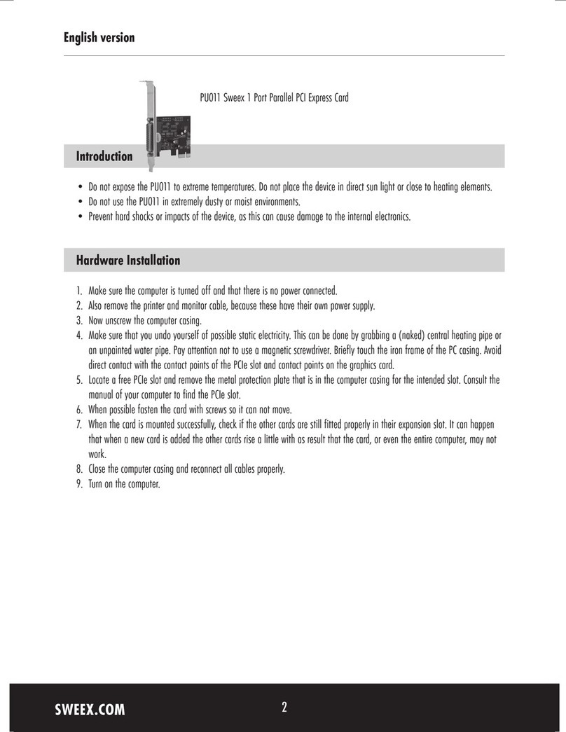 SWEEX PU011 - QUICK_START_GUIDE introduction