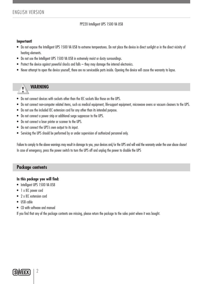 SWEEX PP220 manual