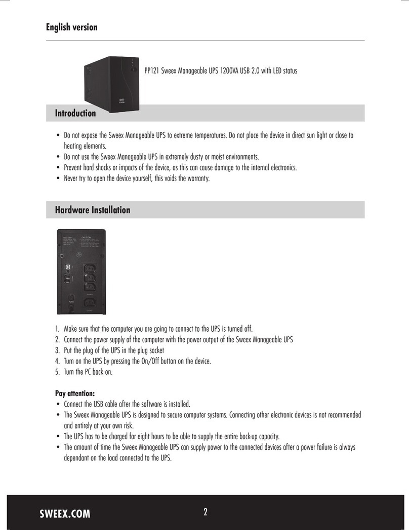 SWEEX PP121 - QUICK_START_GUIDE User manual SWEEX PP121 - QUICK_START_GUIDE User manual