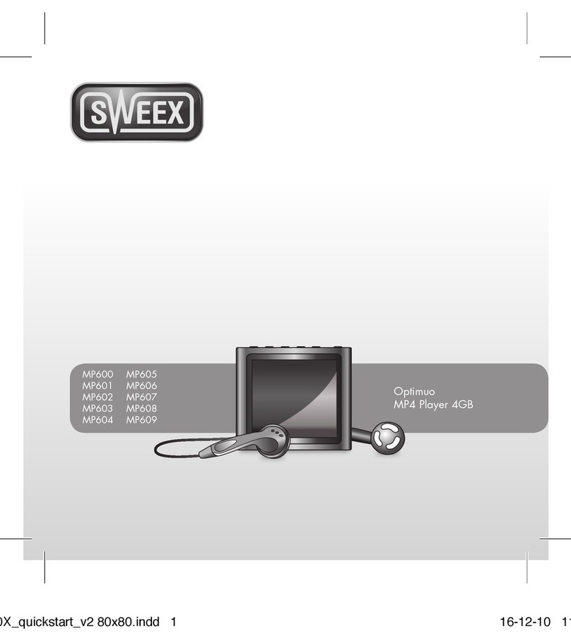 SWEEX MP600 User manual