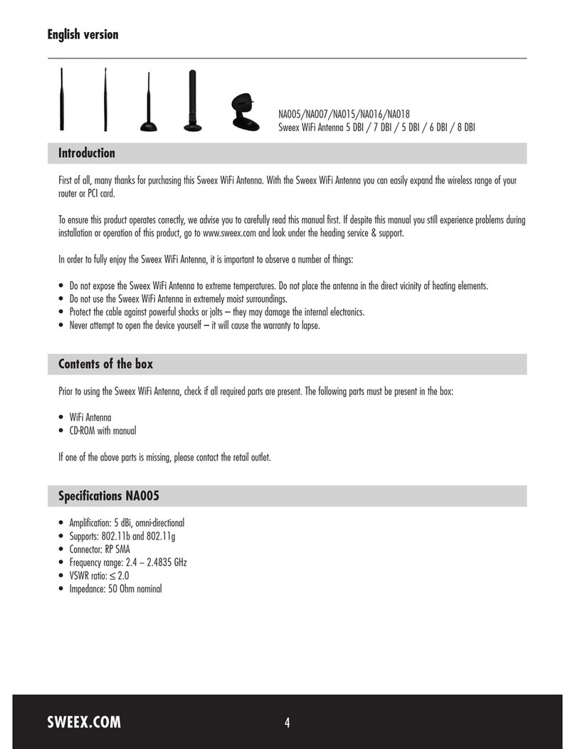 SWEEX NA015 - QUICK_START_GUIDE manual