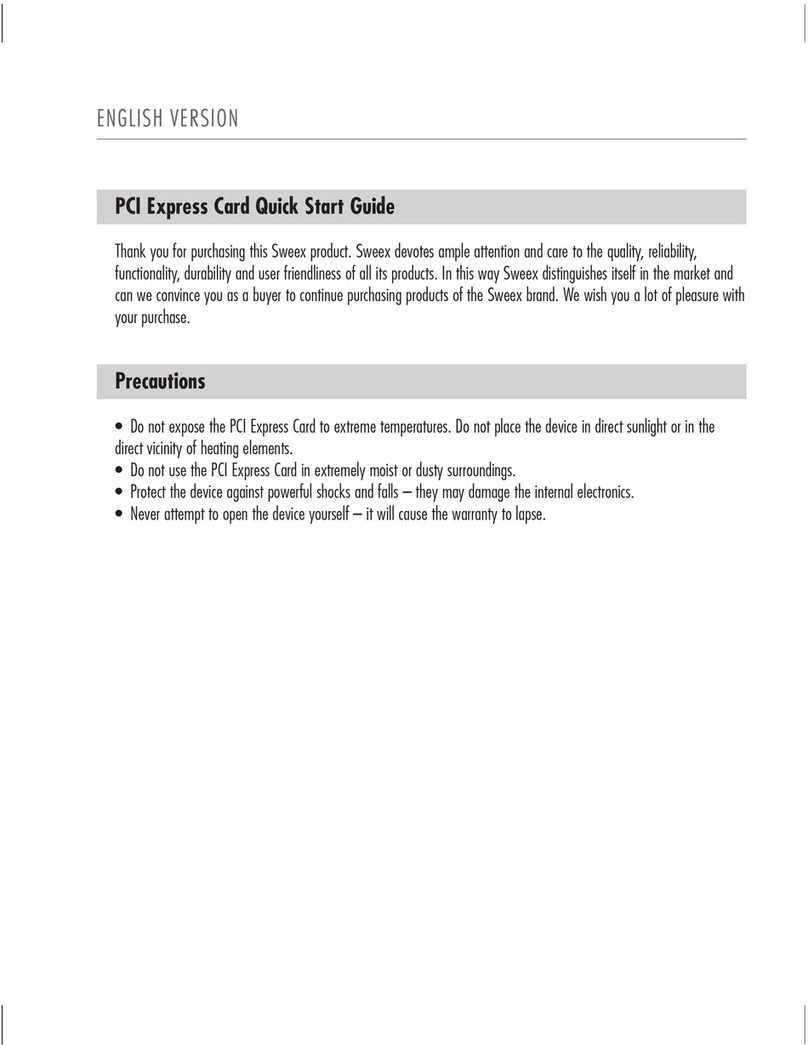 SWEEX US110 quick guide
