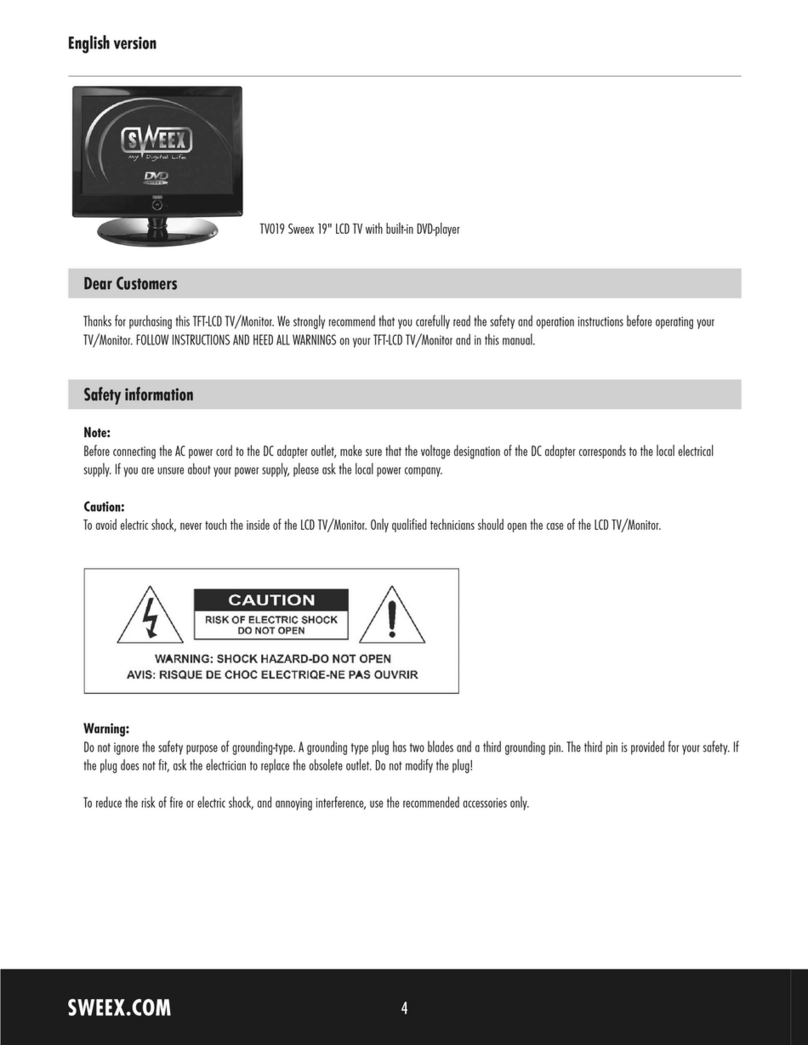 SWEEX TV019 - QUICK_START_GUIDE manual