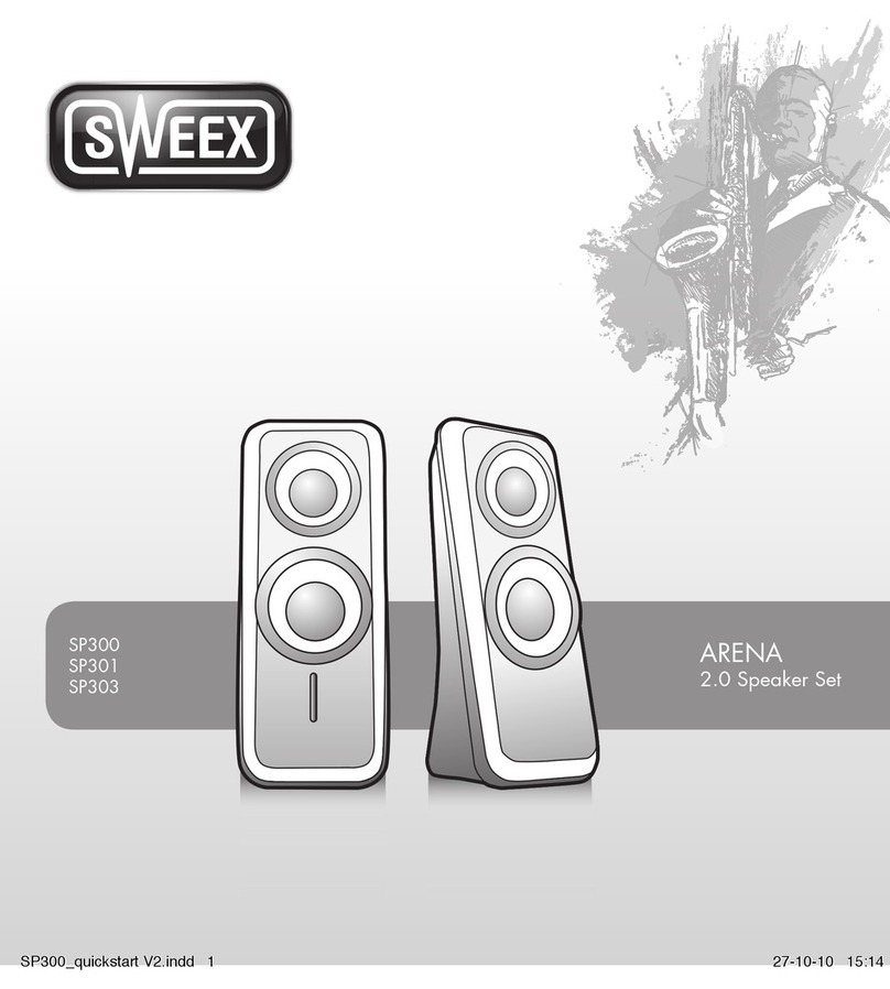 SWEEX SP300 - ARENA 2.0 manual