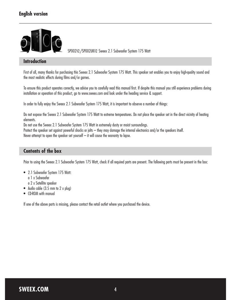 SWEEX SP002V2 - QUICK_START_GUIDE Reference manual