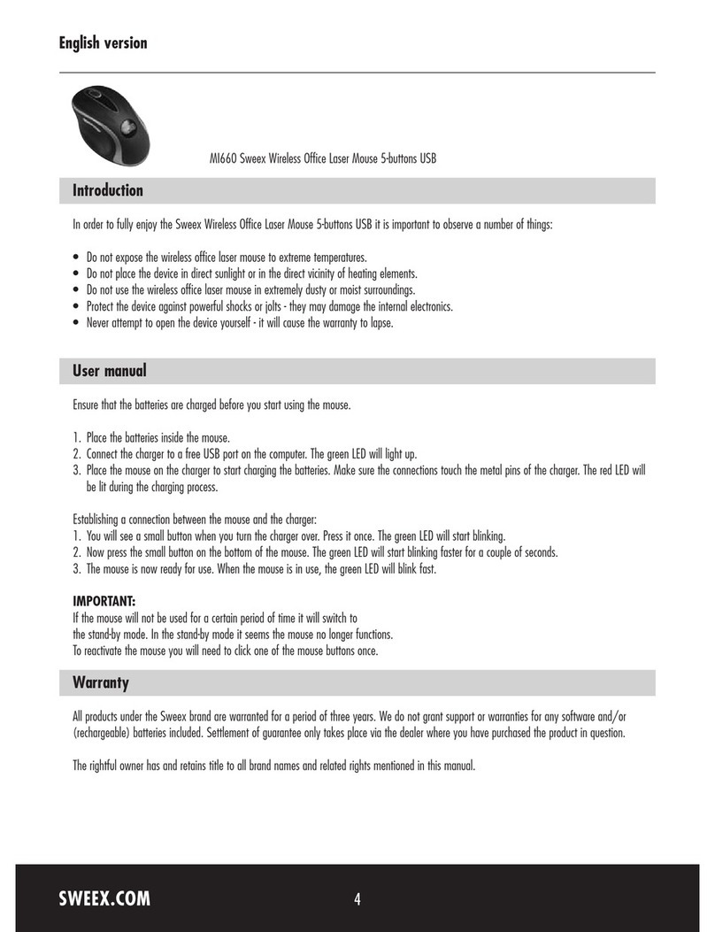 SWEEX MI660 User manual