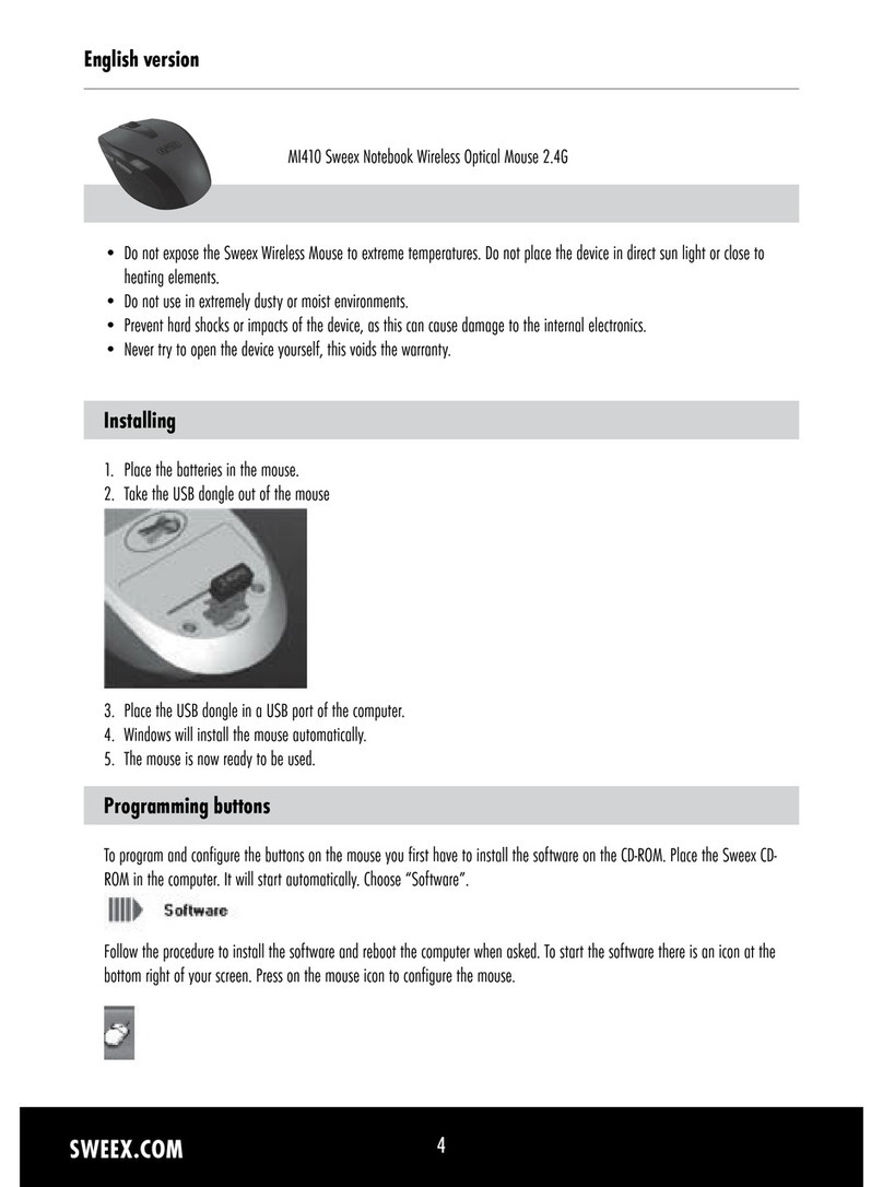 SWEEX MI410 User manual