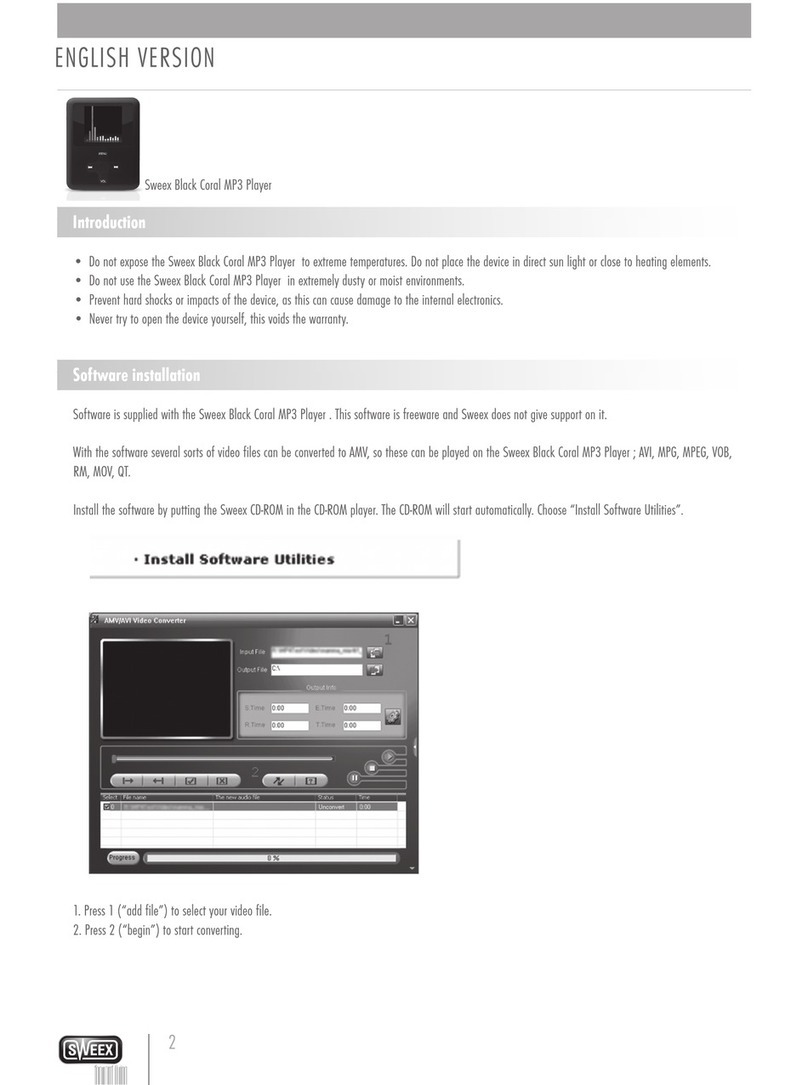 SWEEX MP450 Reference manual