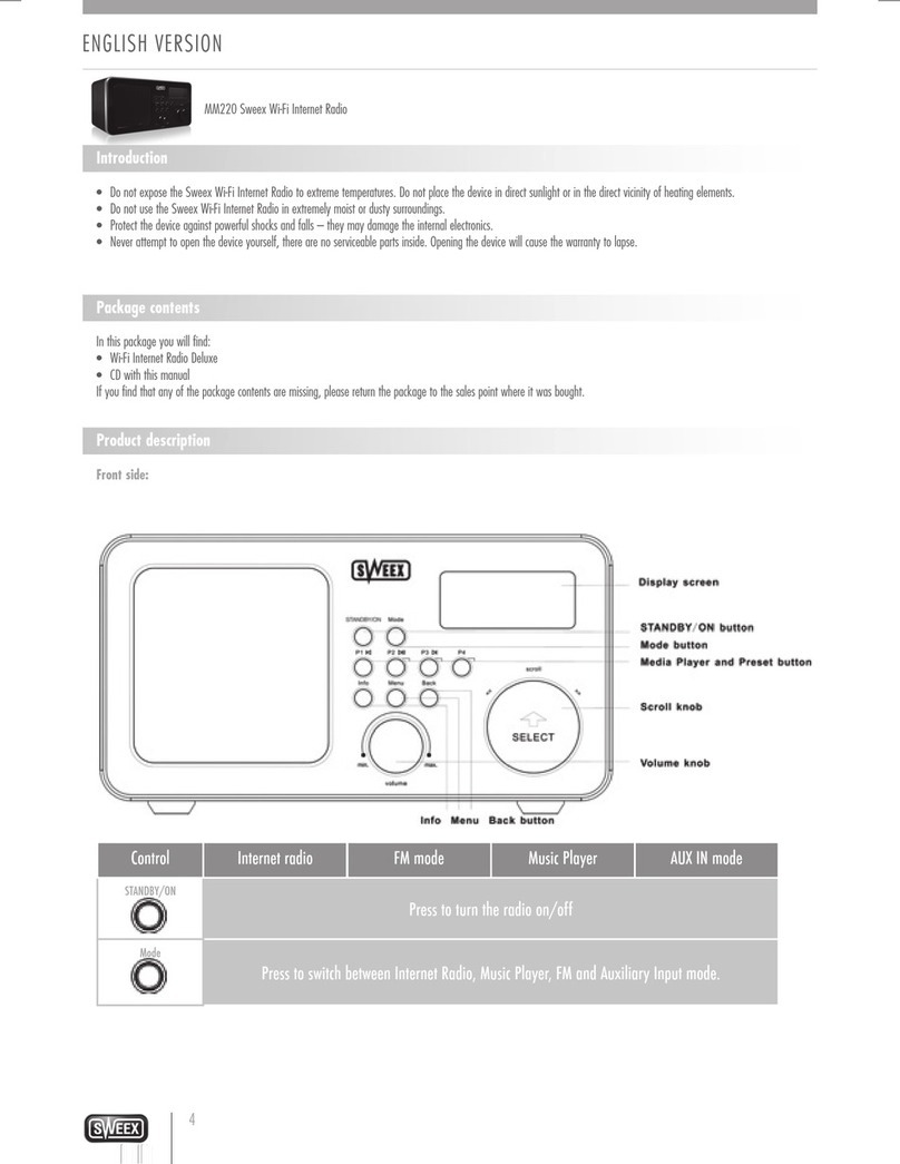 SWEEX MM220 - QUICK_START_GUIDE User manual