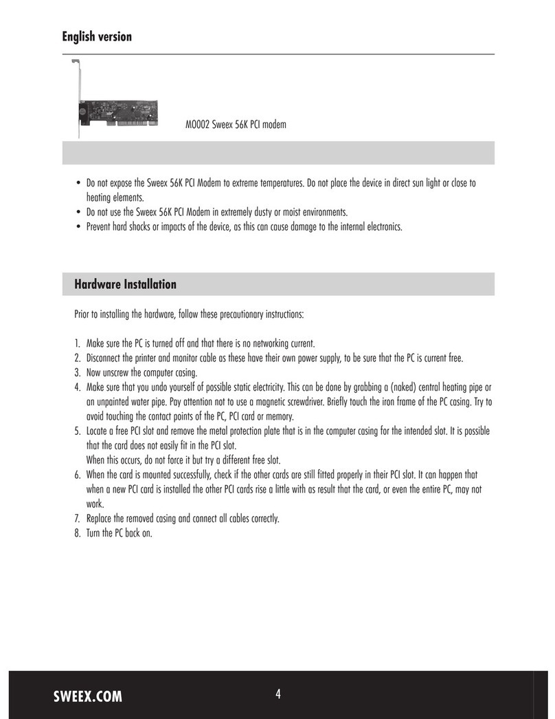 SWEEX MO002 - QUICK_START_GUIDE quick guide