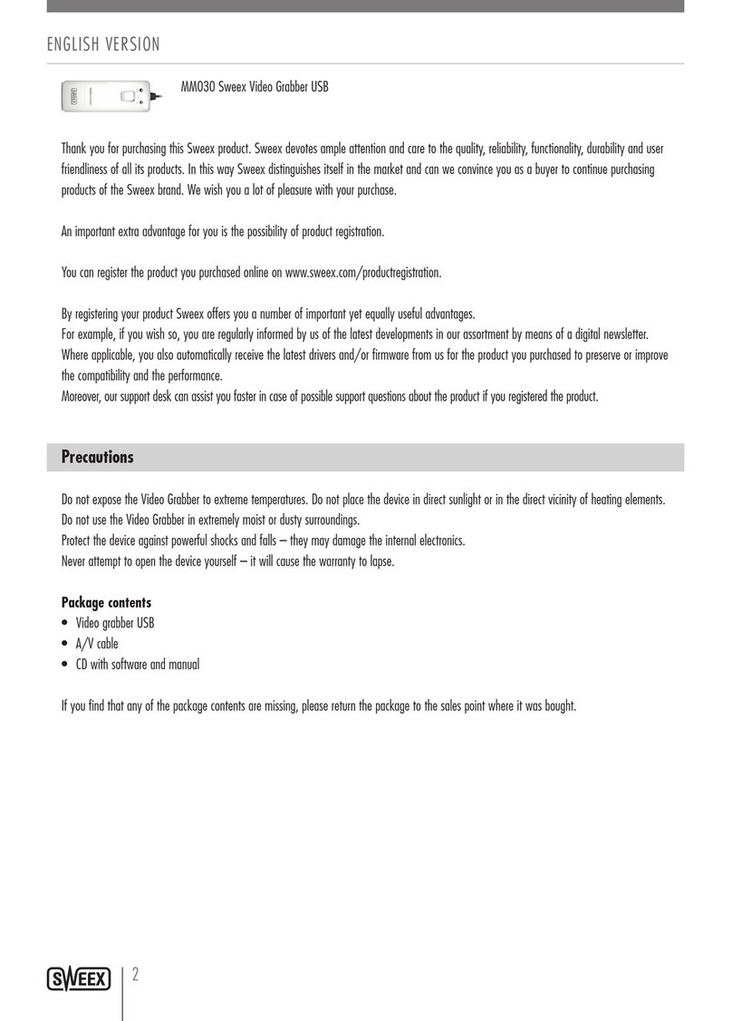 SWEEX MM030 User manual