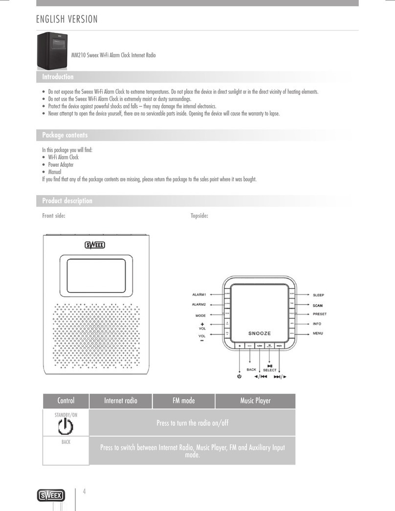 SWEEX MM210 - QUICK_START_GUIDE User manual