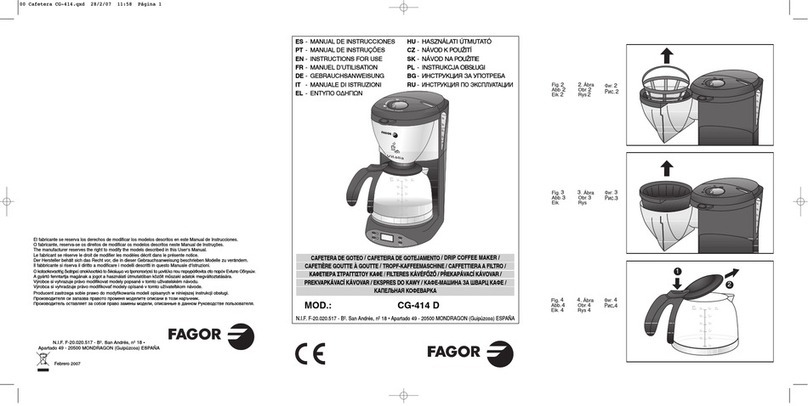 Fagor CG-414 D User manual