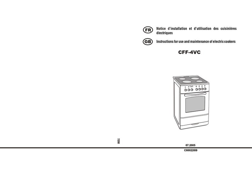 Fagor CFF-4VC Instructions for use and maintenance