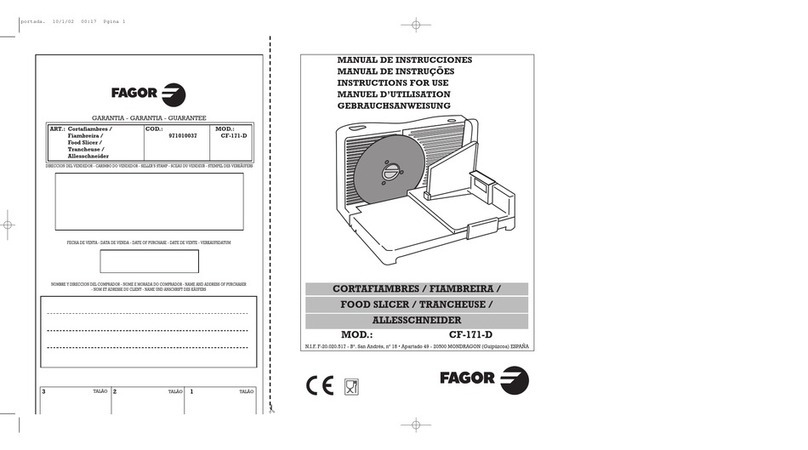 Fagor CF-171-D Instructions for use
